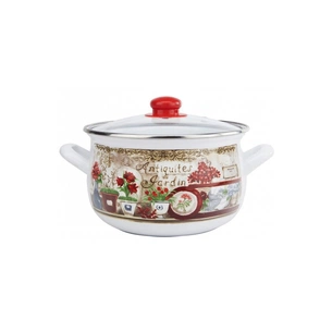 Каструля Gusto "Квітковий сад" 18 см 3,1 л (GT-T-118-FG) зображення 1