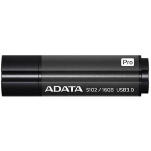 USB флеш накопичувач ADATA 16GB S102PRO Gray USB 3.1 (AS102P-16G-RGY) зображення 1