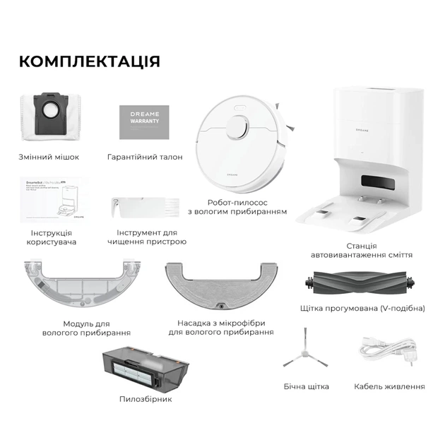 Пилосос Dreame Bot D10 Plus Gen 2 (RLD32GD) - picture 2
