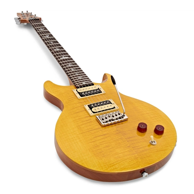 Электрогитара PRS SE Santana Yellow - изображение 3