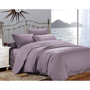 Постільна білизна Home Line Сатин Люкс фіолетовий, Євро (168302) зображення 1