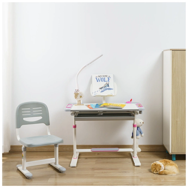 Парта зі стільцем FunDesk Littonia Pink - зображення 10