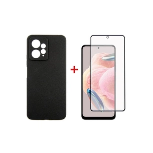 Чохол до мобільного телефона Dengos Kit for Xiaomi Redmi Note 12 4G case + glass (Black) (DG-KM-44) зображення 1