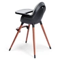 Стілець для годування Kinderkraft 2 в 1 Finix Grey (5902533918515) - зменшене зображення 4
