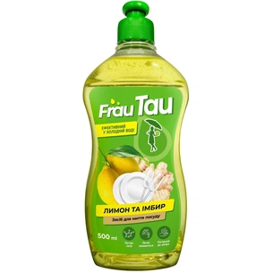 Засіб для ручного миття посуду Frau Tau Лимон та імбир 500 мл (4820263230381) зображення 1