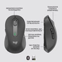 Мишка Logitech Signature M650 L Wireless Mouse for Business Graphite (910-006348) - зменшене зображення 6