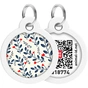 Адресник для тварин WAUDOG Smart ID з QR паспортом "Рослини", круг 30 мм (230-0210) - зменшене зображення 1
