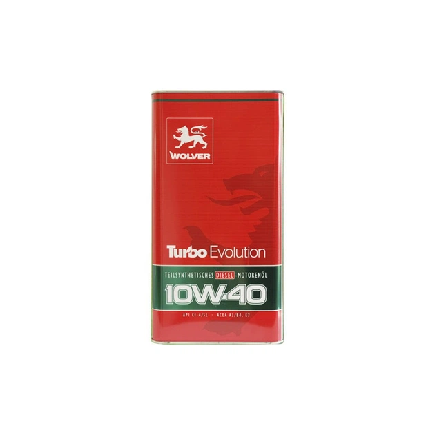 Моторное масло Wolver Turbo Evolution 10W-40 4л (4260360944406) - изображение 1