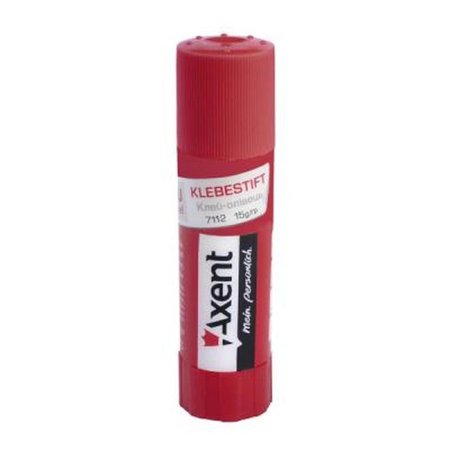 Клей Axent Glue stick PVP, 15 g (display) (7112-А) - picture 1