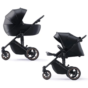Коляска Kinderkraft 2 в 1 Prime 2 Venezian Black (KSPRIM02BLK2000 (5902533922895) зображення 1