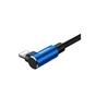 Дата кабель USB 2.0 AM to Lightning 1.0m 2A MVP Elbow Blue Baseus (CALMVP-03) - уменьшенное изображение 4