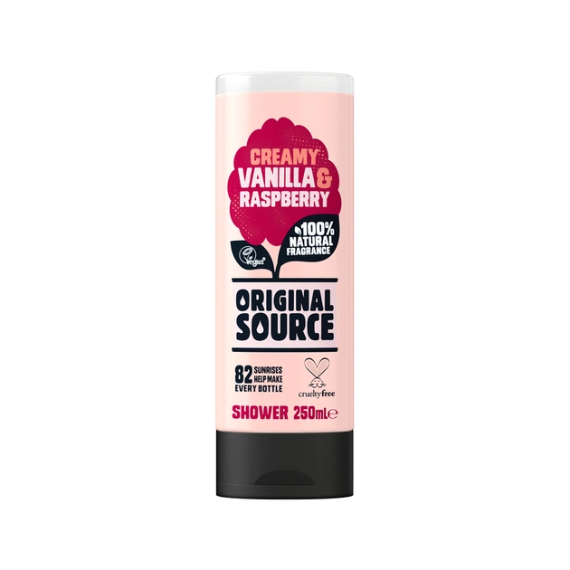 Гель для душу Original Source Vanilla & Raspberry 250 мл (5000101077005) - изображение 1