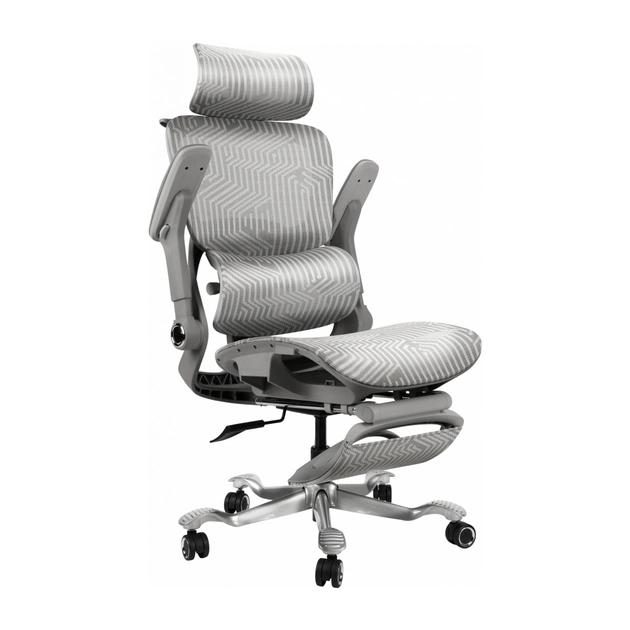 Офісне крісло GT Racer B-519 Gray/Light Gray - зображення 1