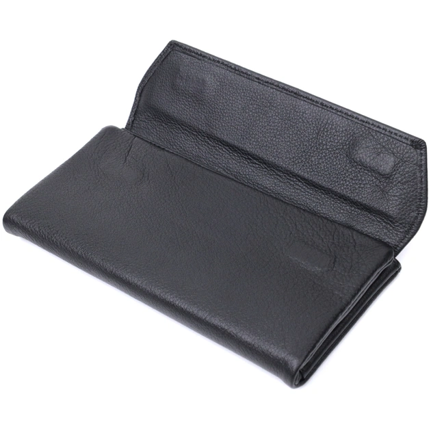 Портмоне ST Leather З натуральної шкіри Чорне (22698) - изображение 7