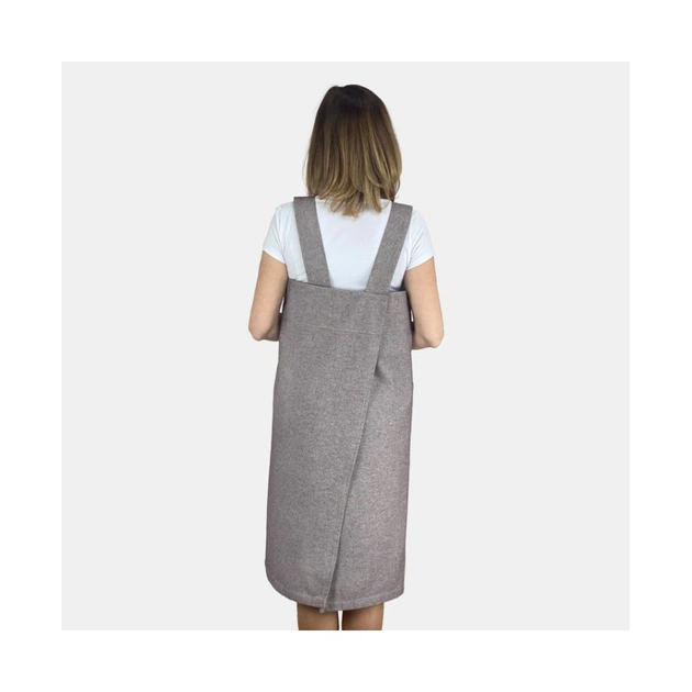 Фартух Прованс у японському стилі Marron довгий (4823093434332) - picture 3