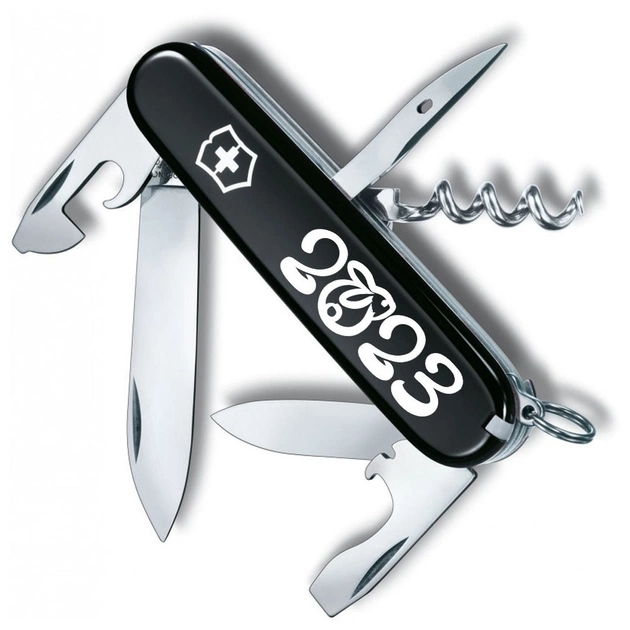 Ніж Victorinox Spartan Zodiac Black "Рік Кролика" (1.3603.3_Z2110u) - изображение 1