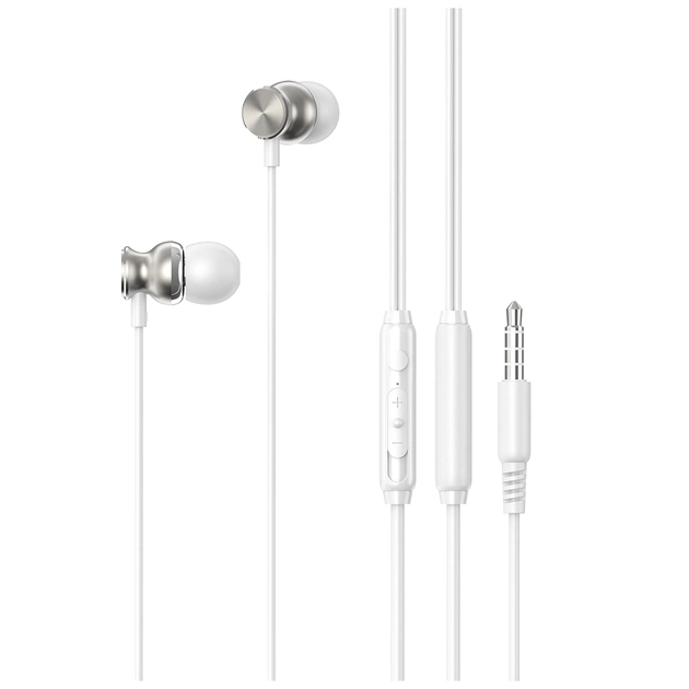 Навушники ColorWay 3.5 mm Wired Earphone UrbanBeat White (CW-WD03WT) - зображення 1
