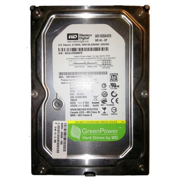 Жорсткий диск 3.5" 160Gb WD (#WD1600AVVS#) - зображення 1