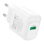Зарядное устройство HOCO C140A USB 18W QC3.0 white (6942007627795) - уменьшенное изображение 2
