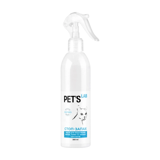 Спрей для животных Pet's Lab Стоп-запах от жизнедеятельности кошек 300 мл (9751) - изображение 1