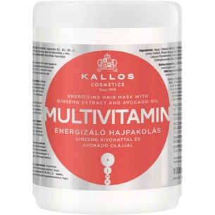 Маска для волосся Kallos Cosmetics Multivitamin з екстрактом женьшеню та олією авокадо 1000 мл (5998889512064) зображення 1