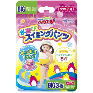 Підгузки GOO.N Трусики для плавання для дівчаток 12-20 кг XL 3 шт (853469) зображення 1