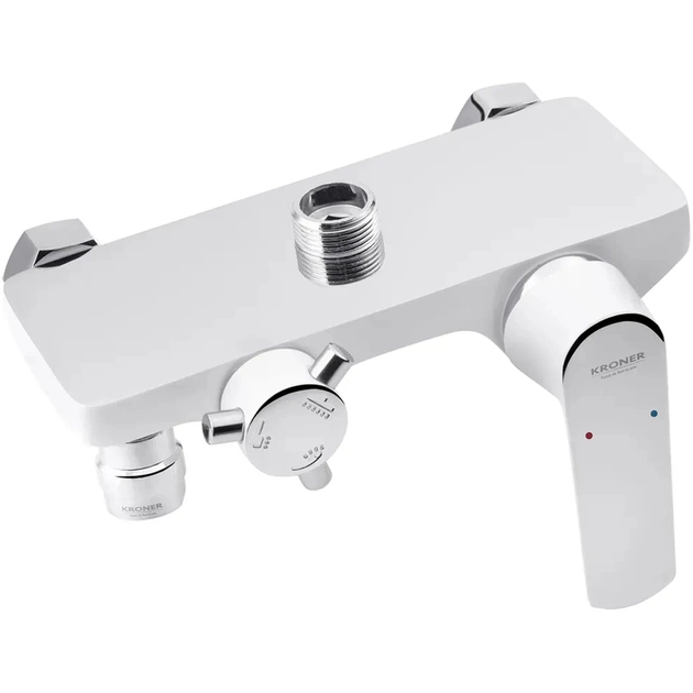 Душовий гарнітур Kroner Armada-W063 + змішувач Armada-W010 + змішувач Bidet-C082 (CVS30213) - picture 3