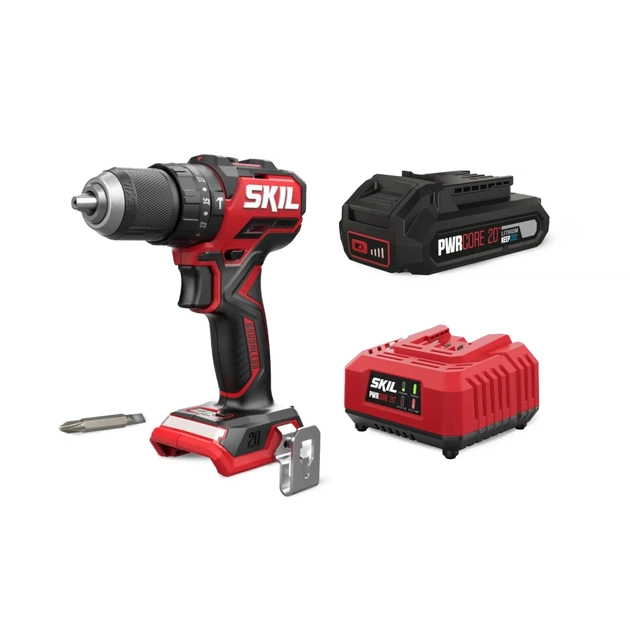 Шуруповерт Skil акумуляторний безщітковий ударний 3075 CA Compact, 2.5Ah (CD1E3075CA+BC1E3110AA) - picture 1