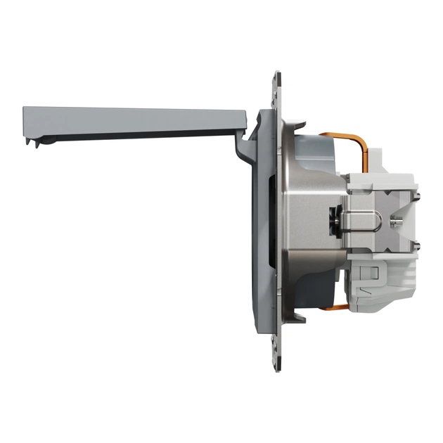 Розетка Schneider Electric ASFORA з кришкою, сталь (EPH3100162) - зображення 4