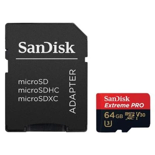 Карта пам'яті SanDisk 64GB microSD class 10 UHS-I U3 (SDSQXXG-064G-GN6MA) зображення 1