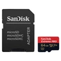 Карта пам'яті SanDisk 64GB microSD class 10 UHS-I U3 (SDSQXXG-064G-GN6MA) - зменшене зображення 1