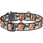 Нашийник для тварин WAUDOG Nylon з QR паспортом "Гламурні черепа" металічна пряжка-фастекс XXL (4535-0052) - зменшене зображення 2