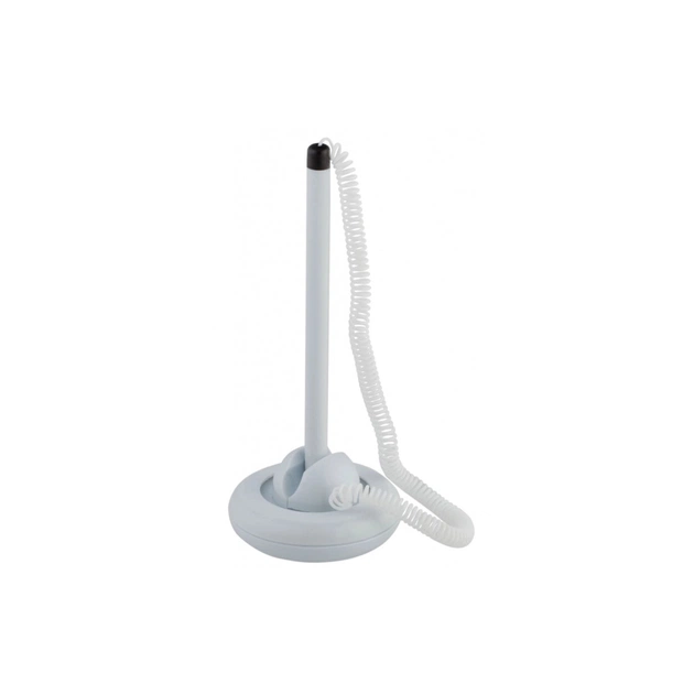 Ручка кулькова Buromax non-retractable, Desk pen, blue (BM.8140-01) - зображення 1