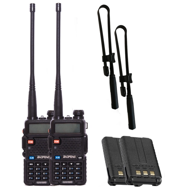 Портативна рація Baofeng UV-5R Tactical Black (UV-5R_Tactical_Black) - зображення 1