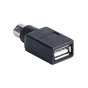 Мишка REAL-EL RM-250 USB+PS/2, black - зменшене зображення 4