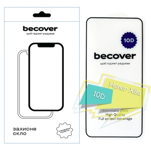 Скло захисне BeCover Honor X8a 10D Black (713163) зображення 1
