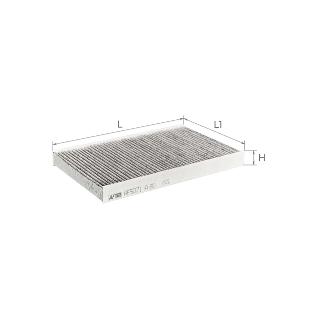 Фильтр салона ALPHA FILTER AF5071a - изображение 1