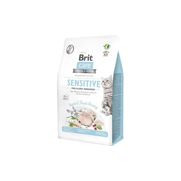 Сухой корм для кошек Brit Care Cat GF Insect 400 г (8595602554201) - изображение 1