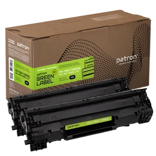 Картридж Patron HP LJ CE278A/CANON 728 GREEN Label (DUAL PACK) (PN-78A/728DGL) зображення 1
