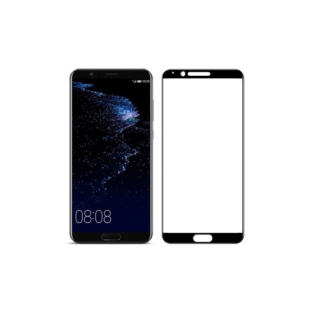 Стекло защитное PowerPlant Full screen Huawei Honor View 10 (V10) Black (GL605033) - изображение 1