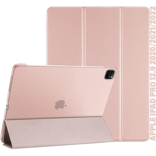 Чохол до планшета BeCover Tri Fold Hard Apple iPad Pro 12.9 2020/2021/2022 Pink (711721) зображення 1
