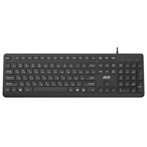 Клавіатура 2E KS405 USB UA Black (2E-KS405UBK_UA) зображення 1