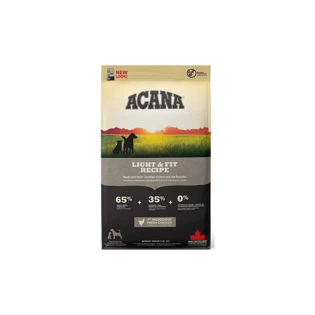 Сухий корм для собак ACANA Light&Fit Recipe 11.4 кг (0064992512118) - зображення 1