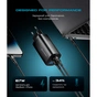 Зарядний пристрій Armorstandart 2xUSB-C + 1xUSB 67W GaN black (ARM88384) - зменшене зображення 4