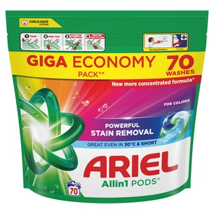 Капсули для прання Ariel Pods All-in-1 Color Для кольорового 70 шт. (8700216764186) picture 1