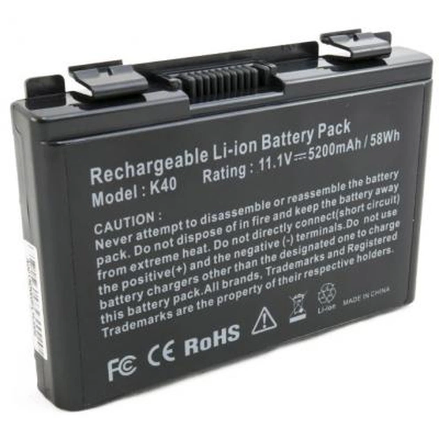 Акумулятор до ноутбука Extradigital Asus K40 (A32-F82) 5200 mAh (BNA3927) - изображение 1