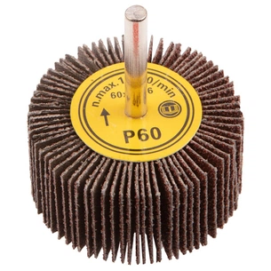 Круг зачистний Graphite пелюсткові з хвостовиком, 60 x 30 мм, K60 (55H758) зображення 1