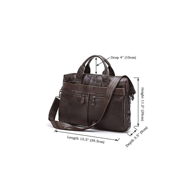 Сумка Vintage Коричнева (14088) - зображення 5