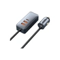 Зарядное устройство Baseus 2xUSB-C + 2xUSB 120W + extension cord gray (CCBT-A0G) - уменьшенное изображение 1