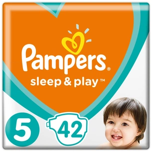 Підгузки Pampers Sleep & Play Junior Розмір 5 (11-16 кг), 42 шт (8001090784674) зображення 1